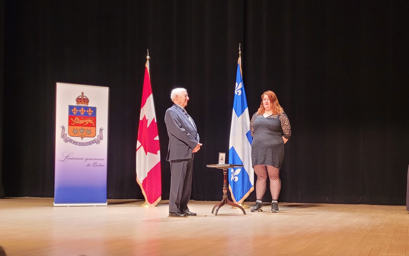 Dalia Vallée, étudiante au Cégep de Rosemont et lauréate d'une médaille du Lieutenant-gouverneur du Canada pour la jeunesse