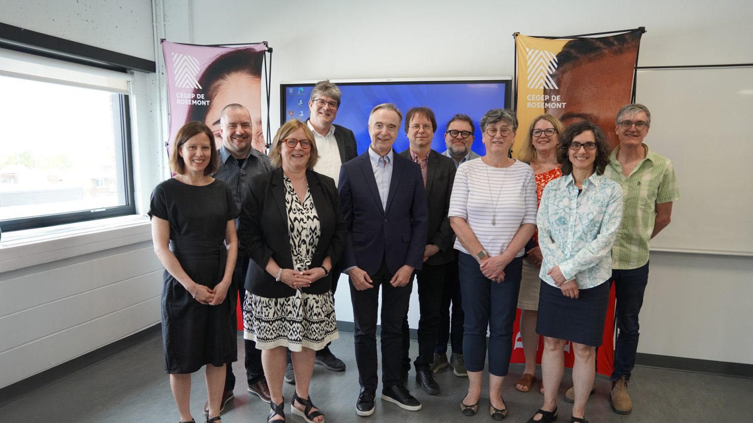 Le Cégep de Rosemont a accueilli des représentants de l'UQAM pour échanger autour d'une vision de la santé.