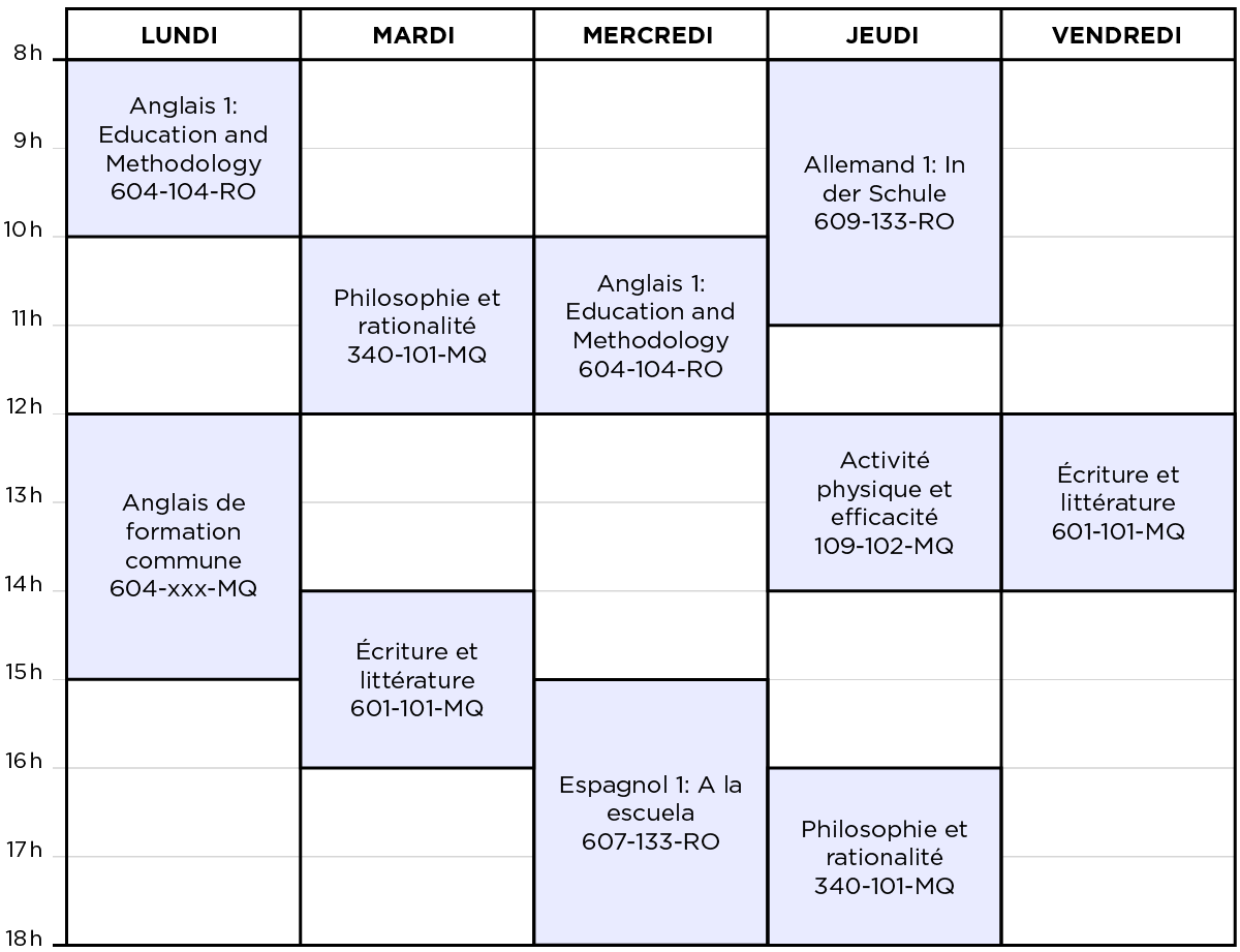 Horaire-type