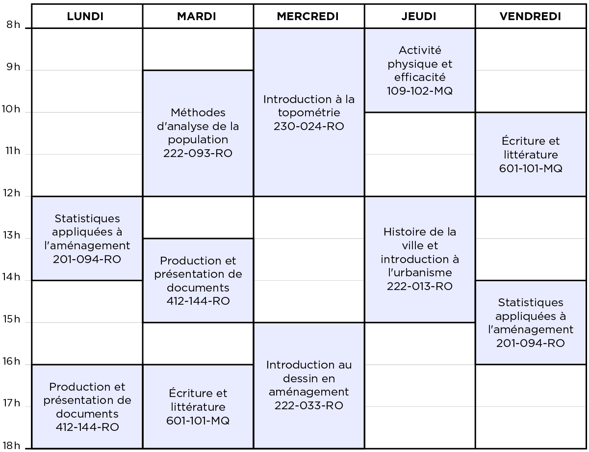 Horaire-type
