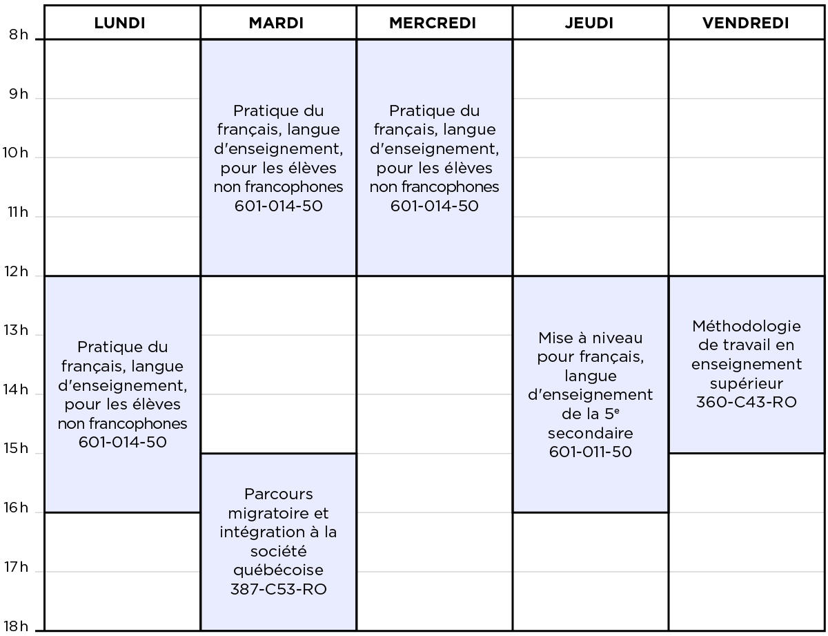 Horaire-type