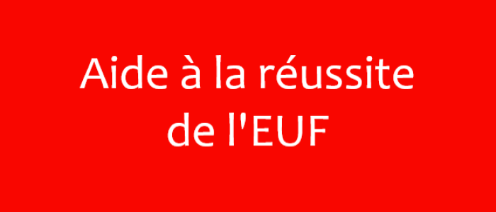 Centre d'aide en français - Aide à la réussite de l'EUF